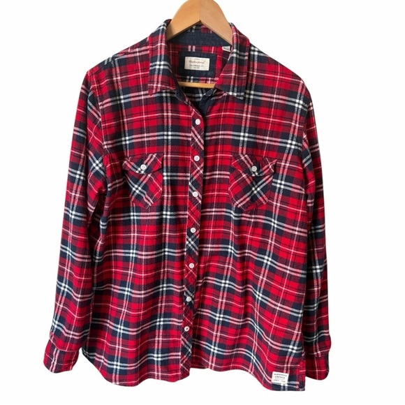 Weatherproof Tops - Weatherproof Vintage Plaid Flannel Red Women’s Size XXL